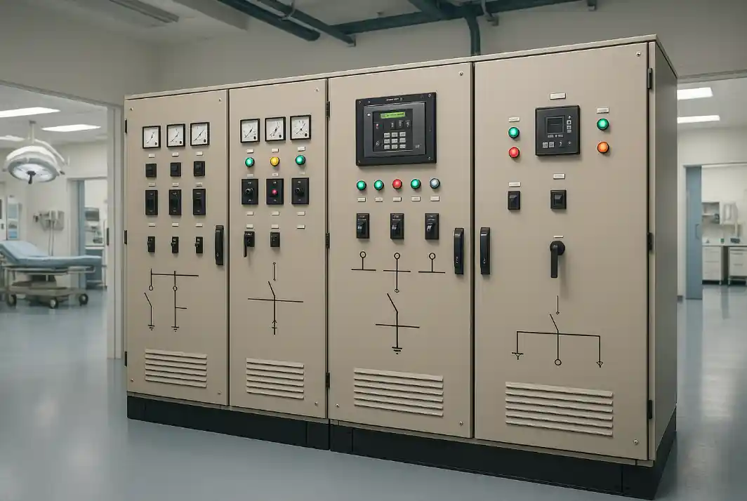 Outdoor ring main unit RMU installation in urban electrical substation